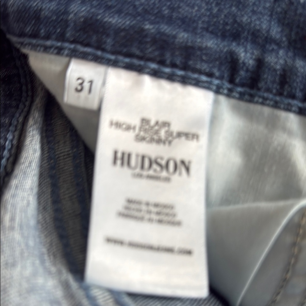 Hudson Jeans High Rise Women Jeans - Dark Blue - Picture 3 of 3